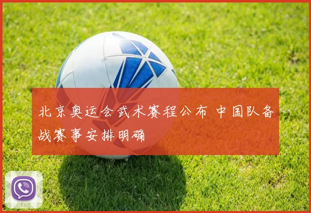 北京奥运会武术赛程公布 中国队备战赛事安排明确